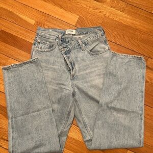 Agolde High Rise Crossover Jeans